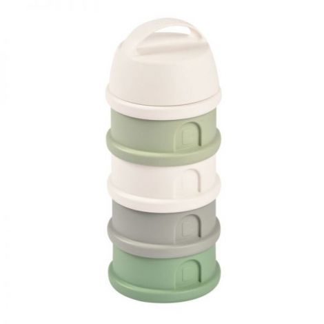 Recipient lapte praf 4 compartimente Beaba Sage Green - poza 1