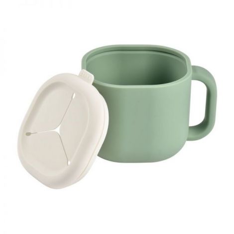 Recipient silicon pentru gustari Beaba Sage Green - poza 3