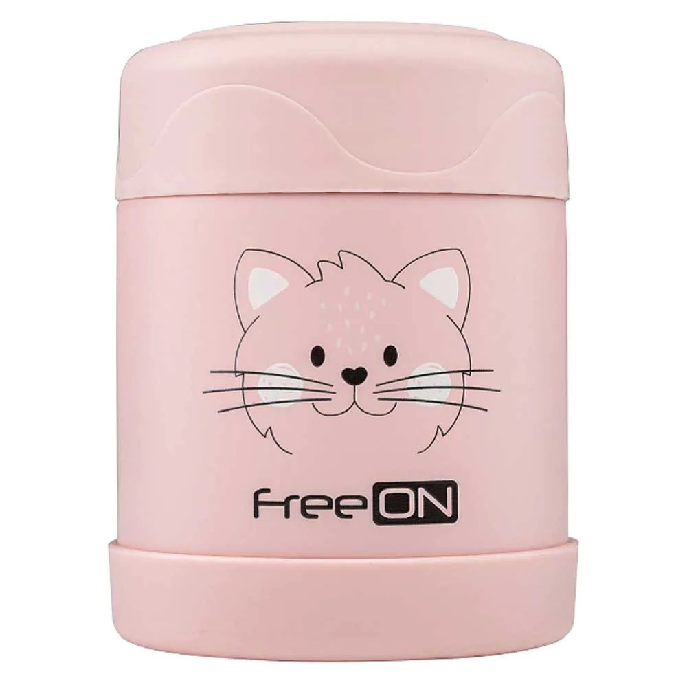 Recipient termic pentru mancare 350 ml Freeon Roz - poza 1