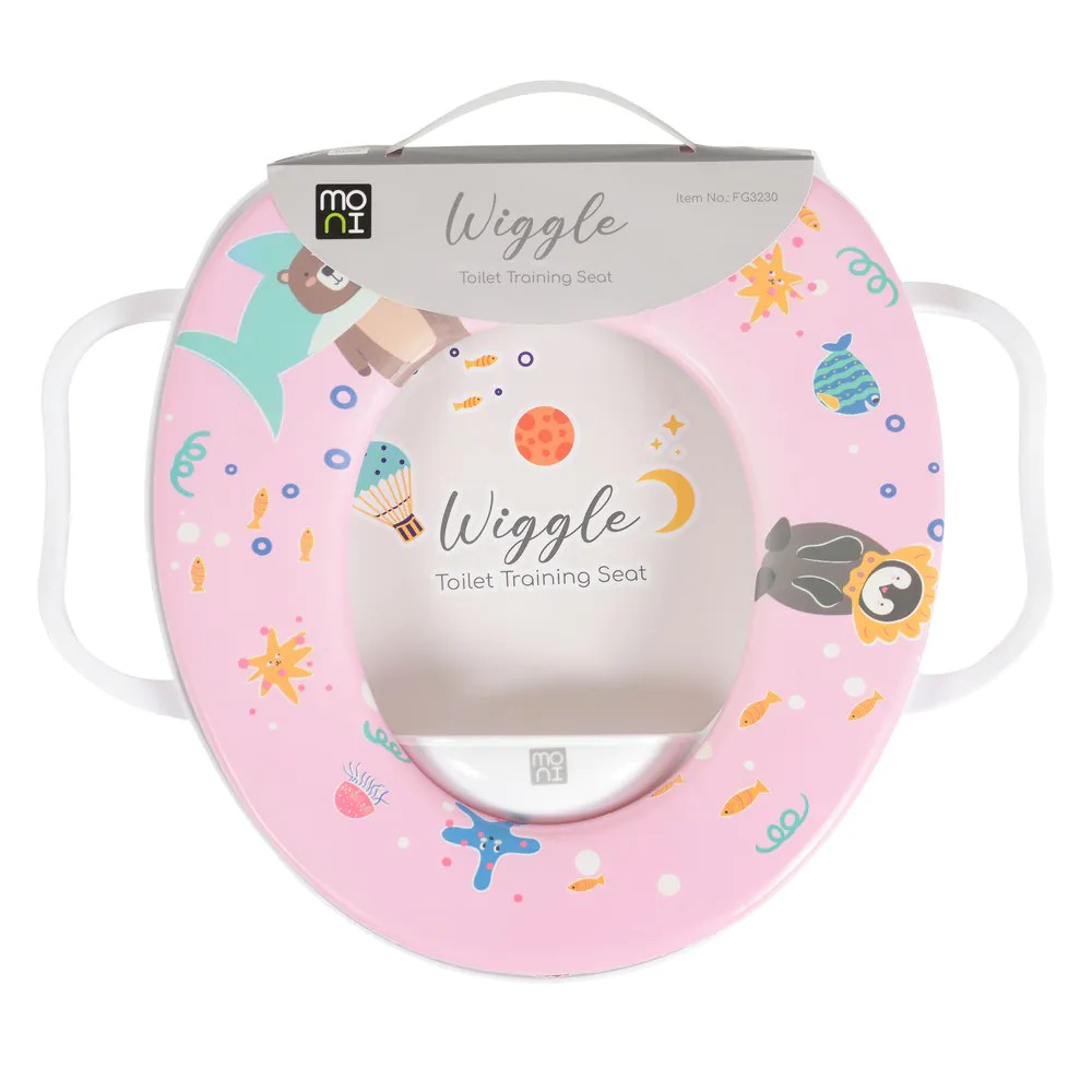 Reductor moale pentru toaleta Moni Wiggle Roz - poza 2