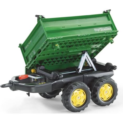 Remorca Mega Trailer Rolly Toys – cu basculare pe 3 parti – cod 122004 - poza 1