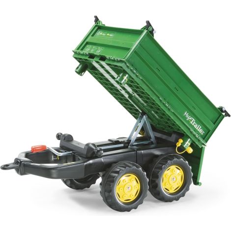 Remorca Mega Trailer Rolly Toys – cu basculare pe 3 parti – cod 122004 - poza 2