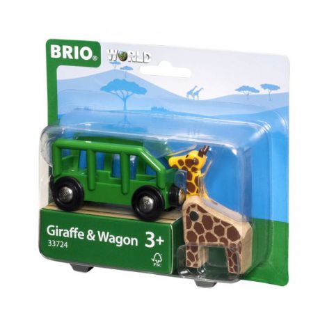 Remorca si girafa 33724 Brio - poza 1