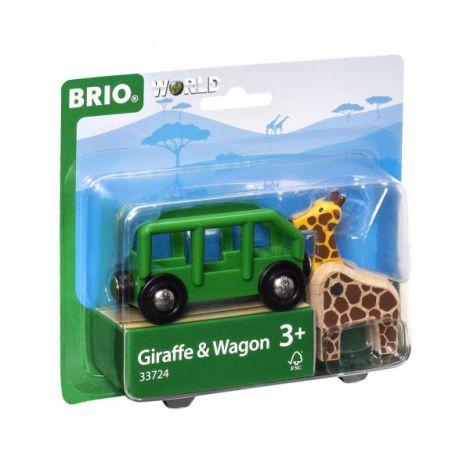Remorca si girafa 33724 Brio - poza 2
