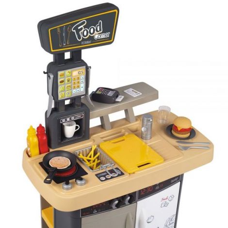 Restaurant pentru copii Smoby Food Corner negru - poza 5