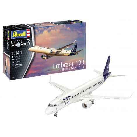Revell embraer 190 lufthansa new livery