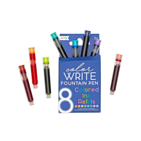 Rezerve Color Write pentru stilouri - set 8 culori - poza 1