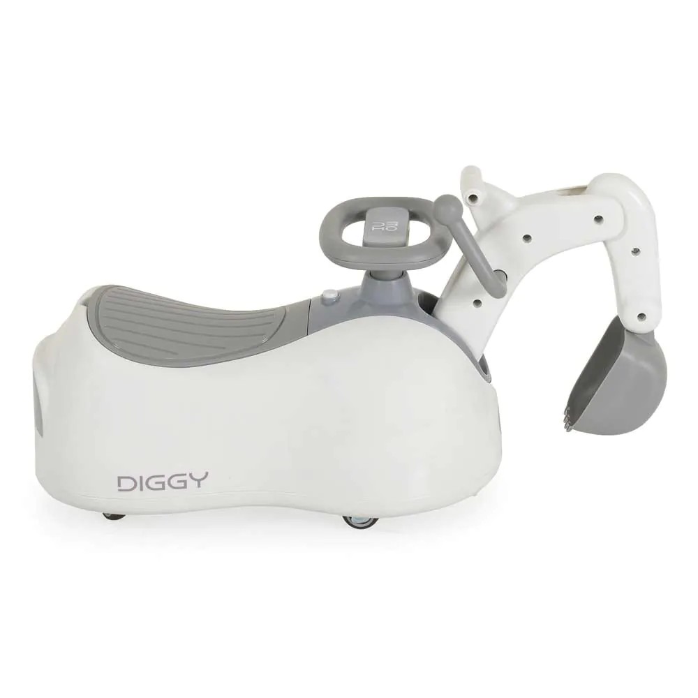 Ride On Multifunctional tip Excavator Moni Diggy Bej - poza 4