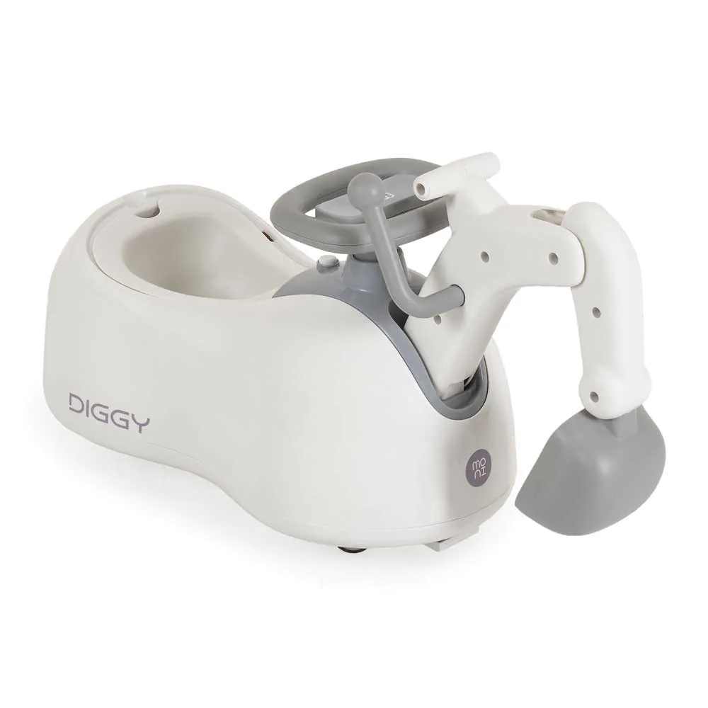Ride On Multifunctional tip Excavator Moni Diggy Bej - poza 5