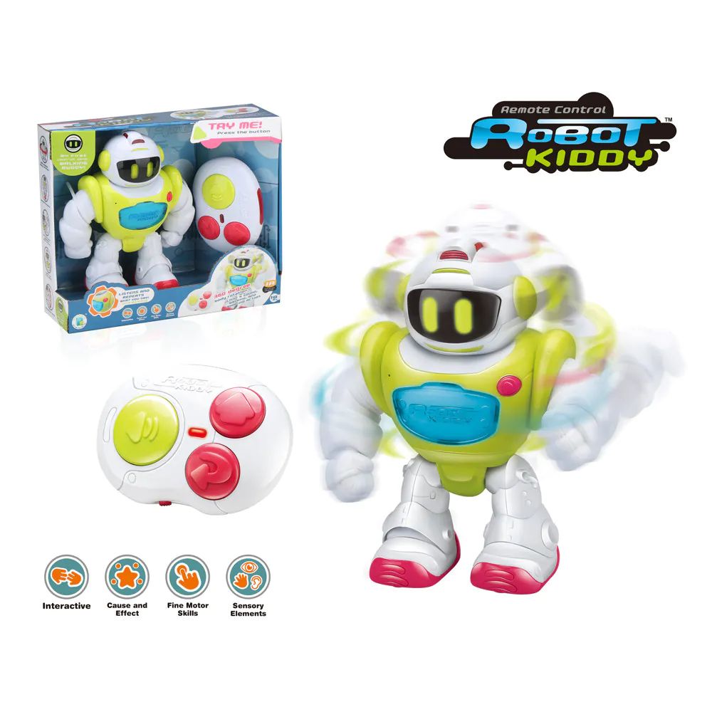 Robot cu telecomanda si inregistrare vocala Kiddy Go Robot - poza 2