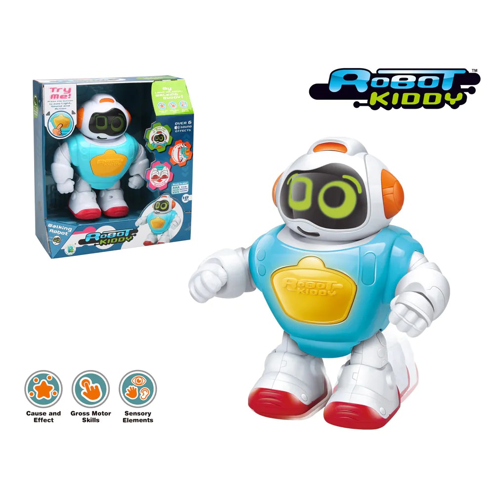 Robot interactiv cu lumini si sunete Robot Kiddy Go - poza 2