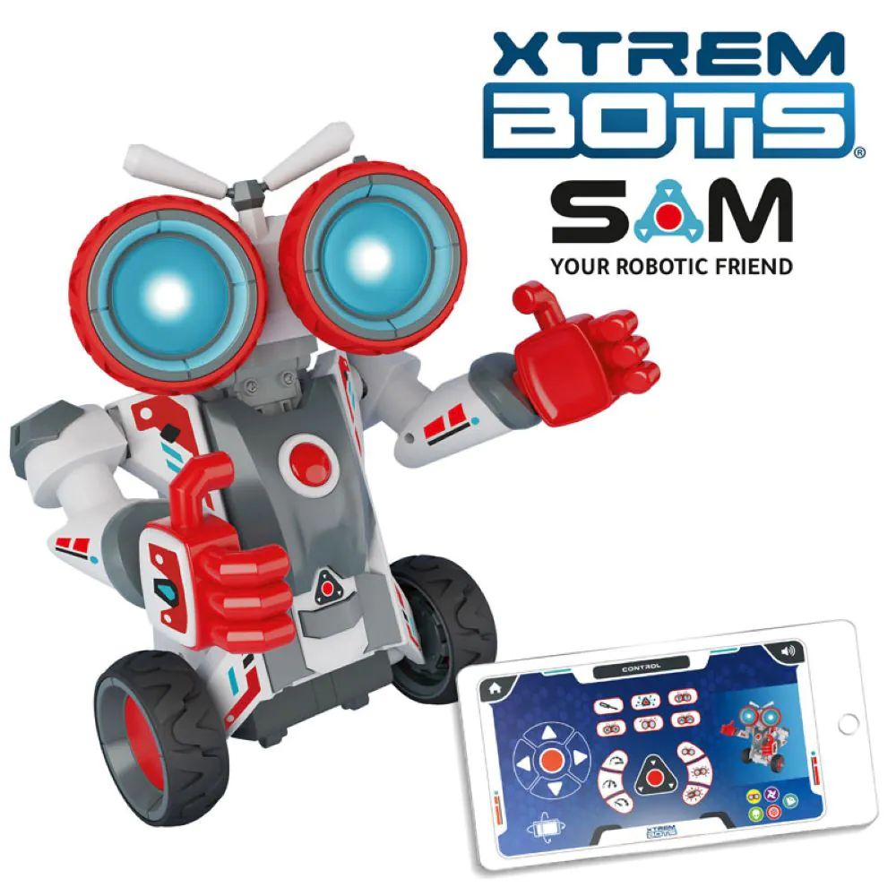 Robot Interactiv de asamblat Xtrem Bots Sam 130 piese - poza 5
