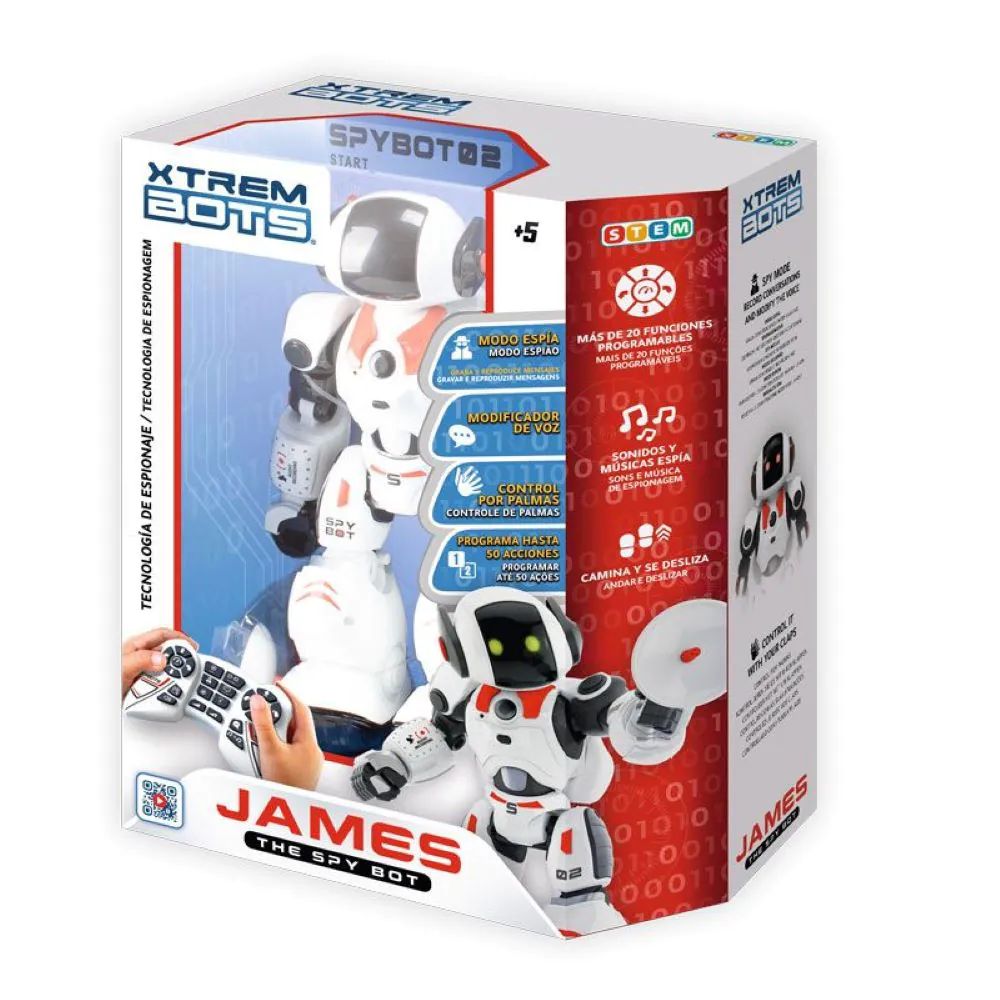 Robot Interactiv Xtrem Bots Spy James - poza 2