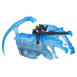 Robot Transformers Set figurine Bumblebee and Strafe Dino sparkers - poza 1