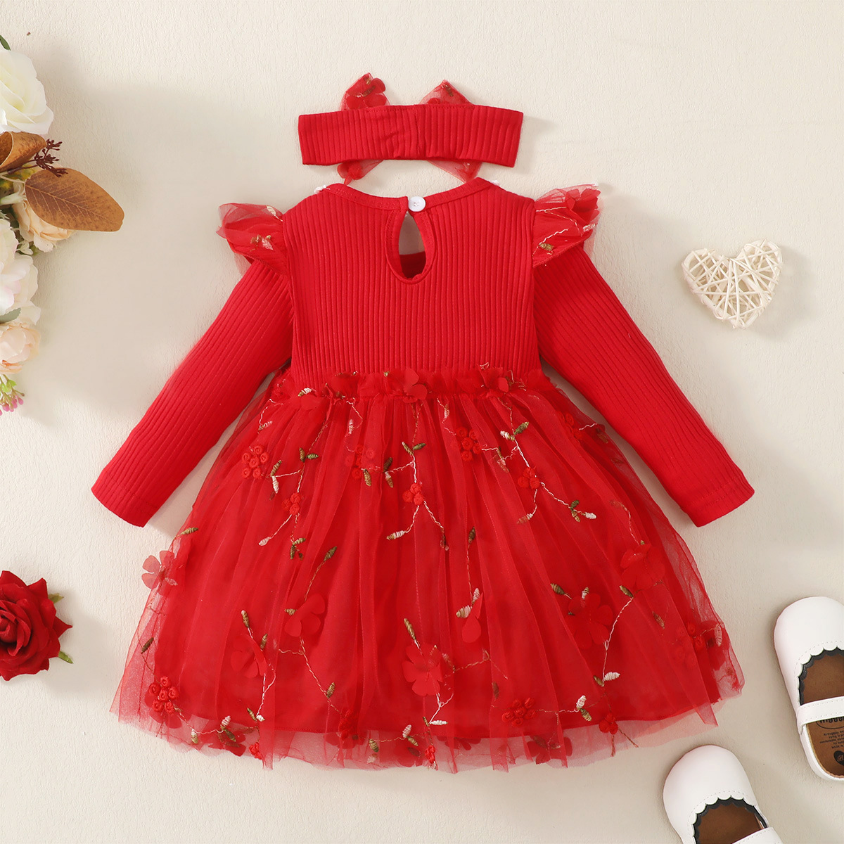 Rochie Rosie Fetite Renata - 6-9 luni - poza 2