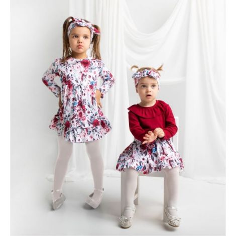 Rochita cu maneca lunga bumbac 100% (180167) Colectia Kate 2021 Marimea 80 - poza 2