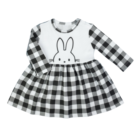 Rochita cu maneca lunga Nicol Bunny 163364 Marime 68, 3-6 luni - poza 1