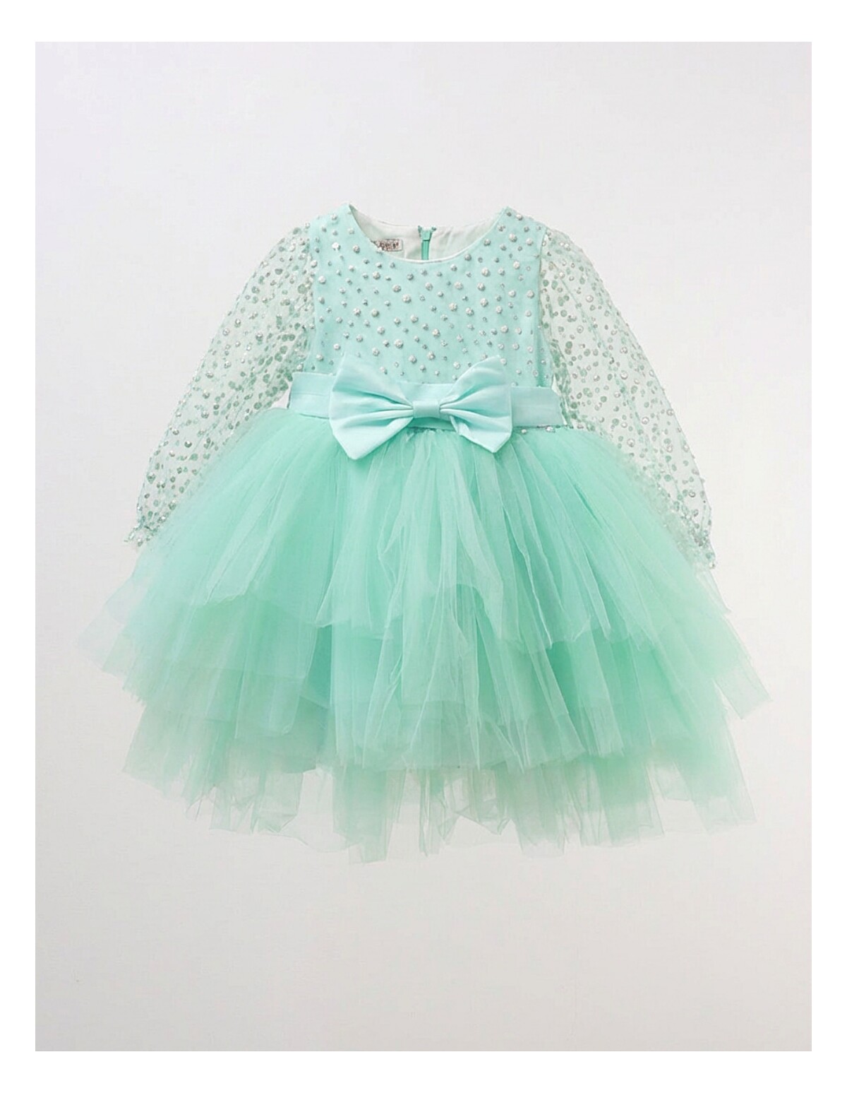 Rochita cu tulle Mara, verde