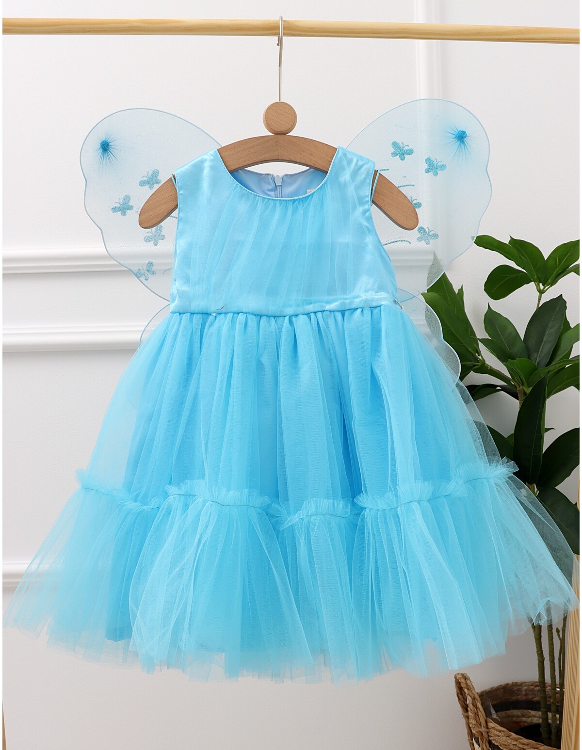 Rochita Fantasy cu aripioare de fluturas blue