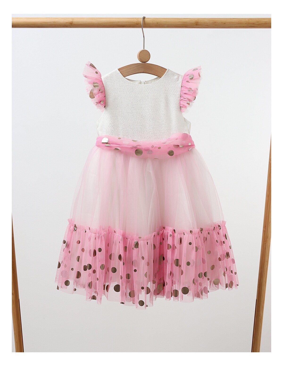 Rochita premium Hellen, cu roz