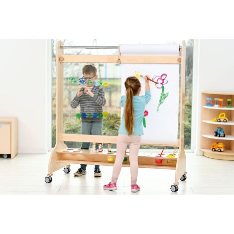 Rola de hartie 60 cm latime, 50 m lungime, pentru sevalet - poza 2