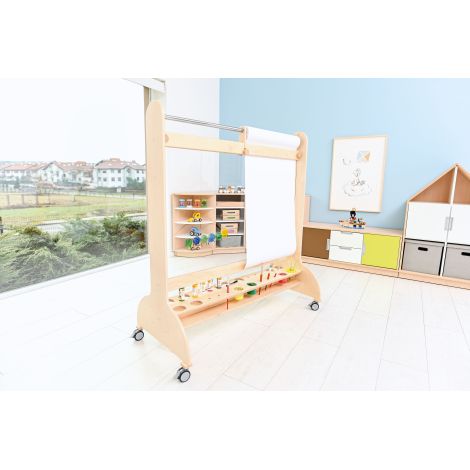 Rola de hartie 60 cm latime, 50 m lungime, pentru sevalet - poza 3
