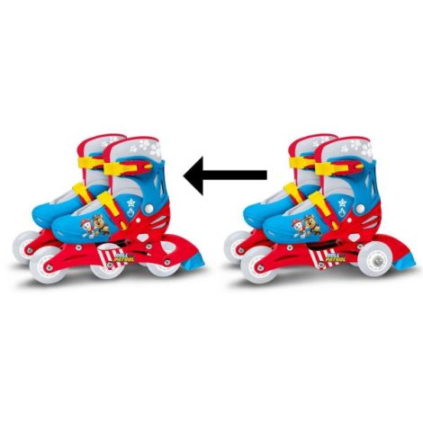 Role copii reglabile Paw Patrol 3 în 1, mărimi 27–30, Stamp 450301 - poza 5
