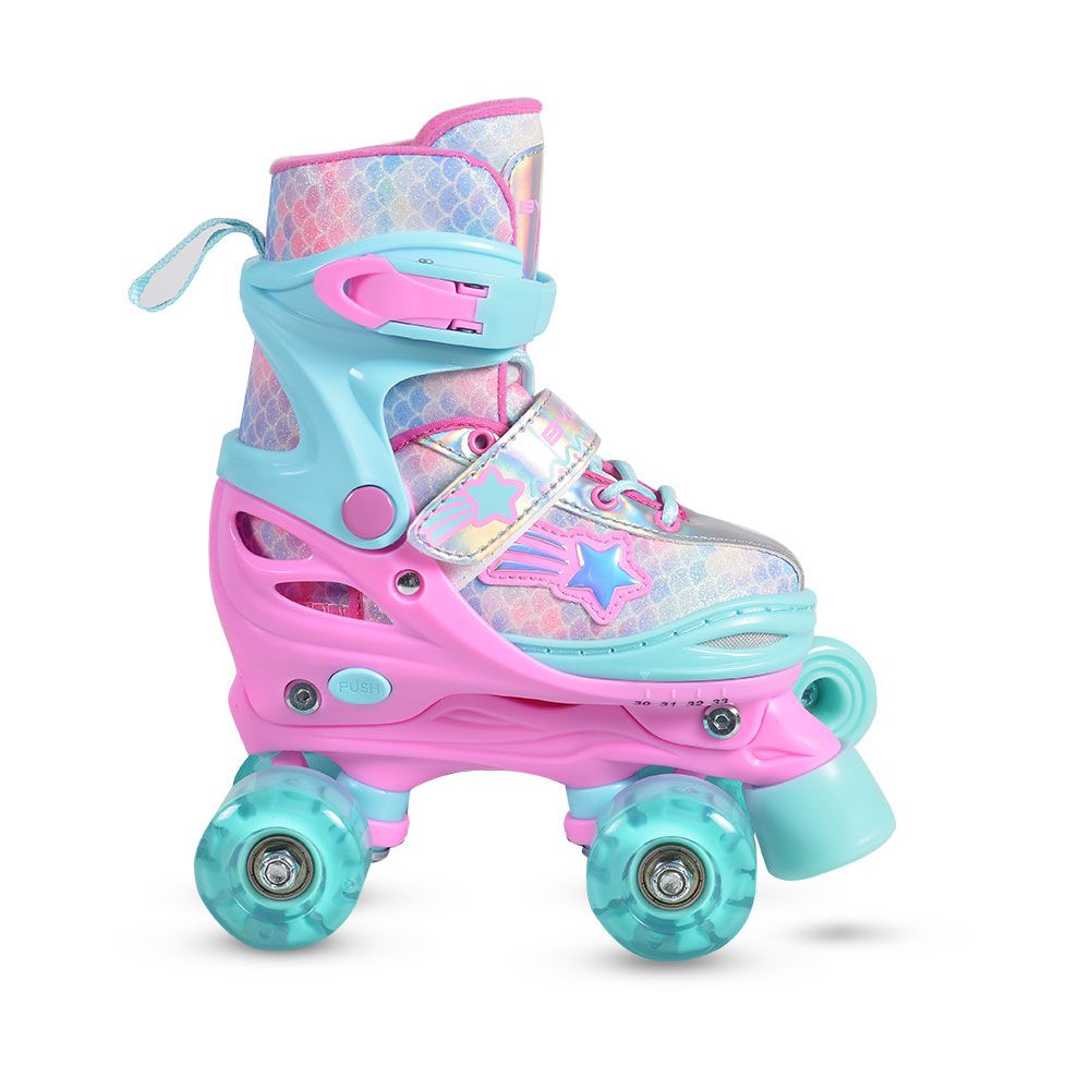 Role reglabile Byox Ariel Blue Pink M 34-37 - poza 5