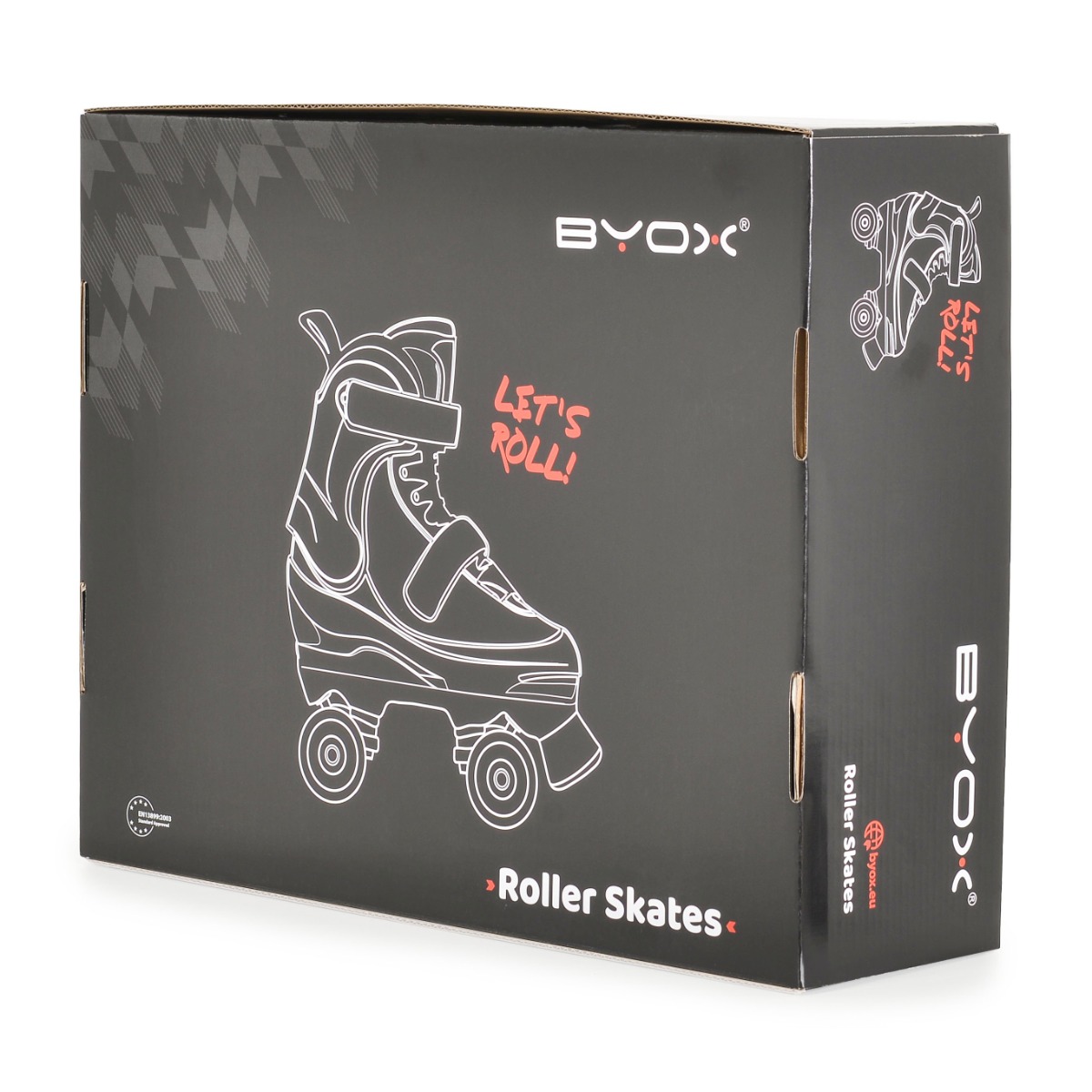 Role reglabile Byox Sparkle M (34-37) Negru, Mov - poza 3