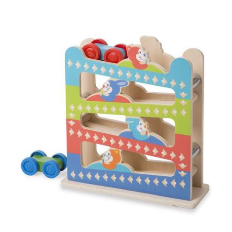 Roller-coaster din lemn cu masinute - Melissa and Doug - poza 1