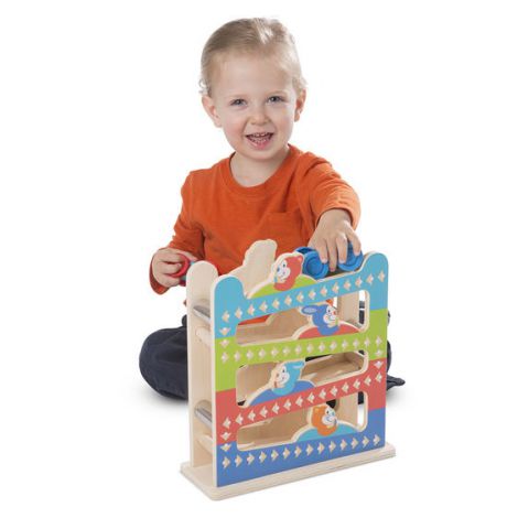 Roller-coaster din lemn cu masinute - Melissa and Doug - poza 2