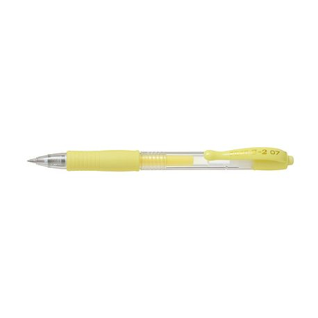Roller cu gel G-2 Pastel Pilot 0.7 mm varf mediu galben