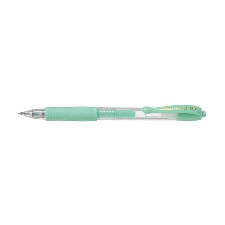 Roller cu gel G-2 Pastel Pilot 0.7 mm varf mediu verde deschis