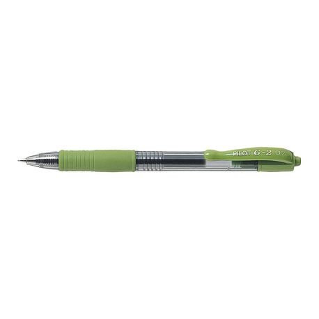 Roller cu gel G-2 Pilot 0.7 mm varf mediu verde deschis