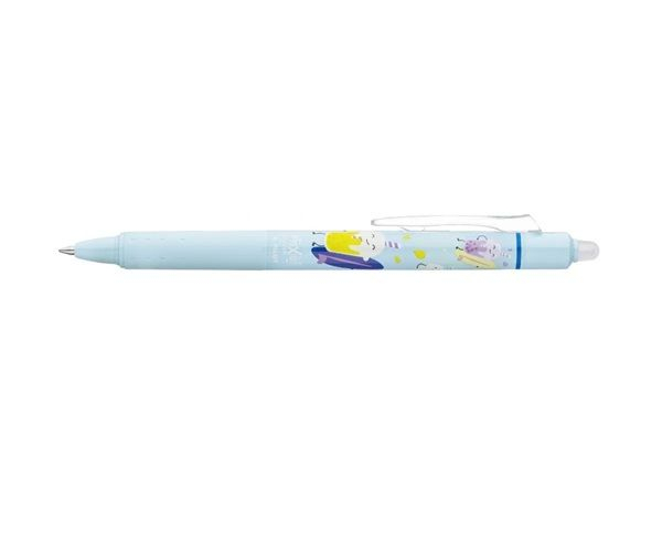 Roller Pilot Frixion Clicker 0.7 Fancy Pool albastru, cerneala albastra termosensibila