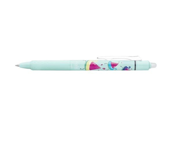 Roller Pilot Frixion Clicker 0.7 Fancy Pool verde, cerneala neagra termosensibila