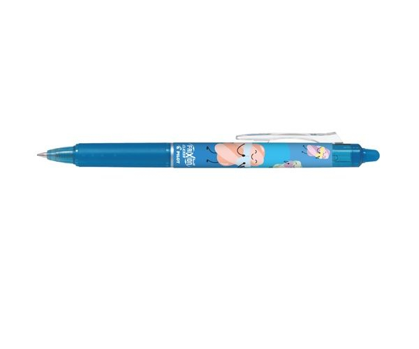 Roller Pilot FriXion Clicker Fancy 0.7, corp bleu, cerneala albastra termosensibila