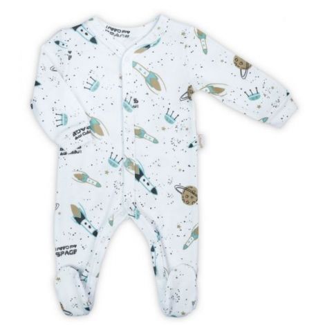 Romper cu maneca lunga de bumbac 100% (182031) Nicol Star Marimea 86 - poza 1