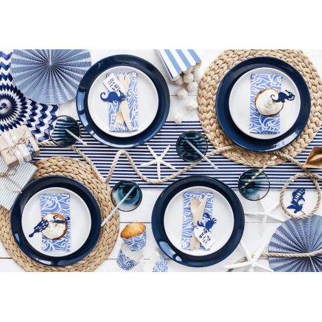 Rozete decorative bleu 3 buc - poza 4