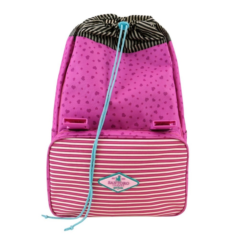 Rucsac cu clapeta Gorjuss Cityscape Rosebud - poza 3