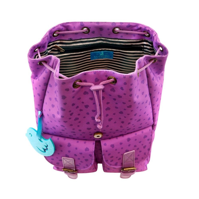 Rucsac cu clapeta Gorjuss Cityscape Rosebud - poza 4