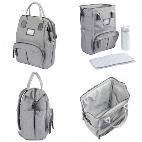 Rucsac de infasat Beaba Wellington Heather Grey - poza 4