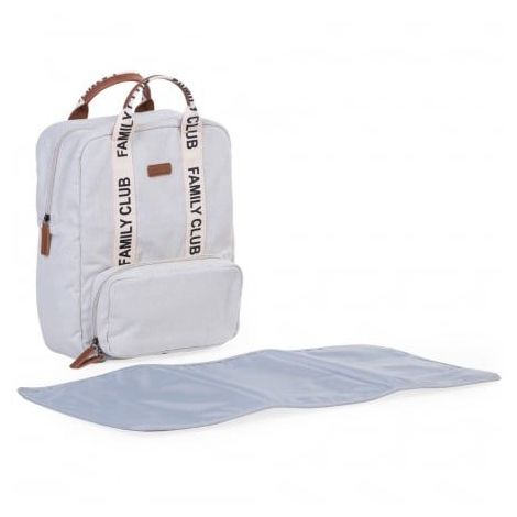 Rucsac de infasat Childhome Family Club Signature Alb - poza 2