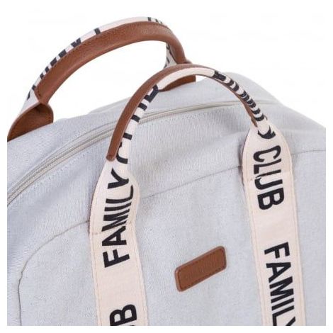 Rucsac de infasat Childhome Family Club Signature Alb - poza 4
