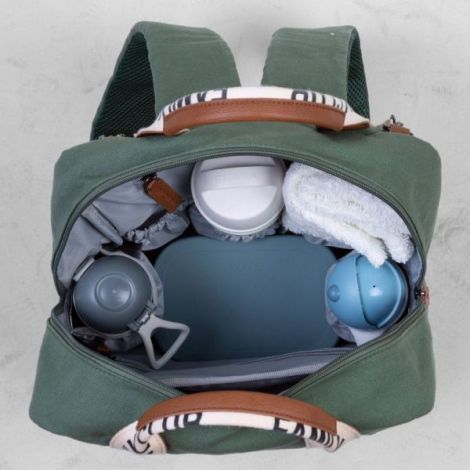 Rucsac de infasat Childhome Family Club Signature Verde - poza 5