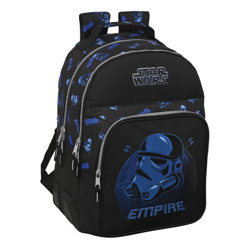Rucsac dublu clasa I-IV Star Wars 25x15x42 cm - poza 1