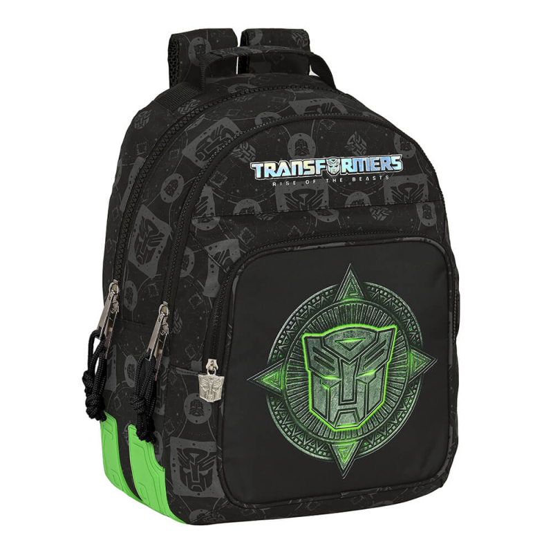 Rucsac dublu clasa I-IV Transformers 33x15x42 cm - poza 1