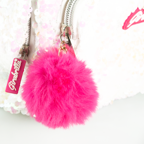 Rucsac fetita Girabrilla , model Unicorn cu paiete reversibile, bretele reglabile si buzunar frontal - poza 4