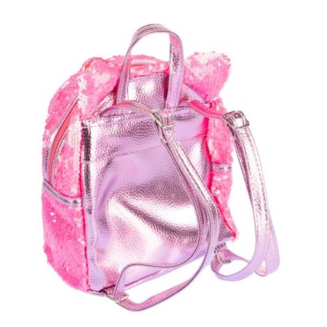 Rucsac mini Girabrilla Kitty , model Pisicuta cu paiete reversibile - poza 2