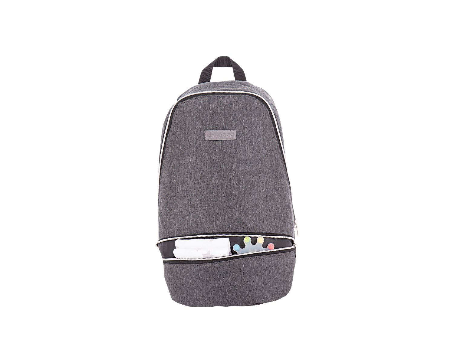 Rucsac pentru carucior Kikka Ava 2020 Dark Grey - poza 3